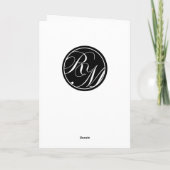 Kaart van de Verjaardag van de Danser van het (Achterkant)