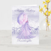 Kaart van de Verjaardag van de kleindochter de (Gele Bloem)