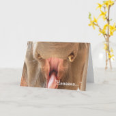 Kaart van de Verjaardag van de Mond van de olifant (Gele Bloem)