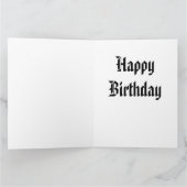 Kaart van de Verjaardag van het Monster van de (Binnen)