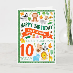 Kaart van de Verjaardag van het oerwoud de Dieren