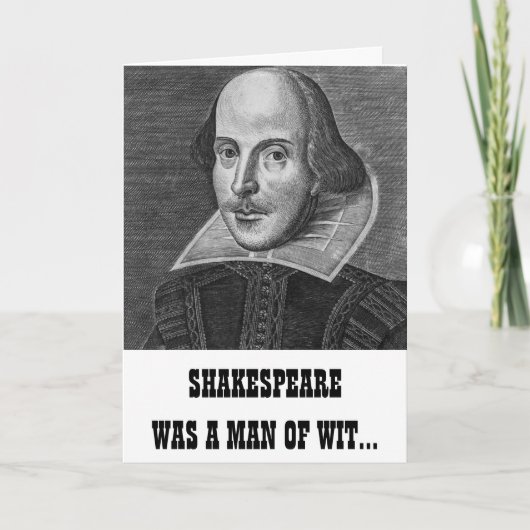 Kaart van de Verjaardag van Shakespeare de (Voorkant)