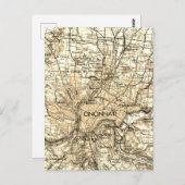 Kaart van de Vintage van Cincinnati (Voorkant / Achterkant)