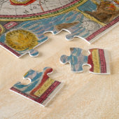 kaart van de wereld (1662) legpuzzel (Zijkant)