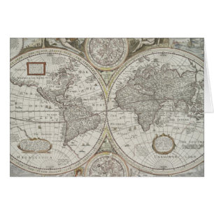 Kaart van de wereld   1676
