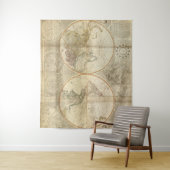 kaart van de wereld (1799) 2 wandkleed (In situ)