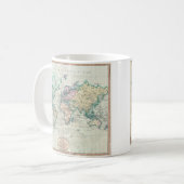  kaart van de wereld (1801) koffiemok (Voorkant links)