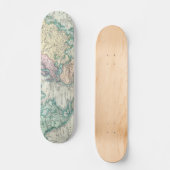  kaart van de wereld (1801) skateboard (Voorkant)