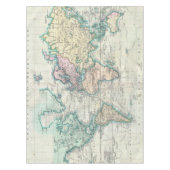  kaart van de wereld (1801) tafelkleed (Voorkant)