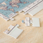  kaart van de wereld (1897) legpuzzel (Zijkant)