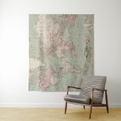  kaart van de wereld (1918) wandkleed (In situ)