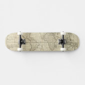 Kaart van de wereld 2 2 skateboard (Horizontaal)