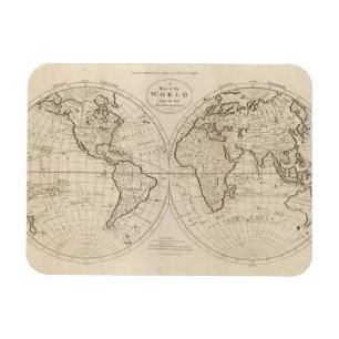 Kaart van de wereld 2 magneet