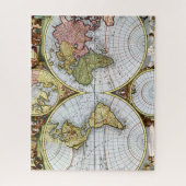 Kaart van de wereld legpuzzel (Verticaal)