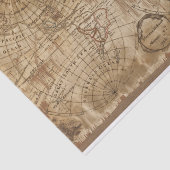 kaart van de wereld meubels decoupage papier (Detail)