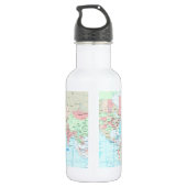 Kaart van de wereld waterfles (Achterkant)