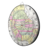  kaart van de Westerne Verenigde Staten (1853) Dartbord (Voorkant Rechts)