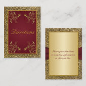 Kaart van de Wijn- en goudflesbehuizing (Voorkant / Achterkant)