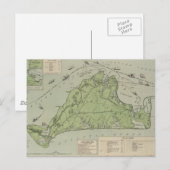 kaart van de wijngaard Marthas (1913) (Voorkant / Achterkant)