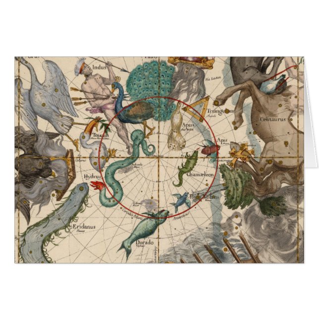  kaart van de zuidpool (Voorkant Horizontaal)