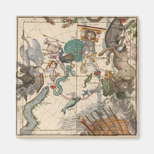 kaart van de zuidpool magneet (Voorkant)