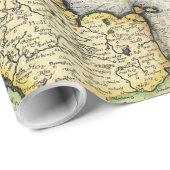  kaart van Denemarken (1596) Cadeaupapier (Rol Hoek)