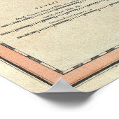  kaart van Denemarken (1801) Poster (Hoek)