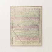  kaart van Detroit Michigan (1886) Legpuzzel (Verticaal)