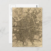  kaart van Dublin Ierland (1797) (Voorkant / Achterkant)