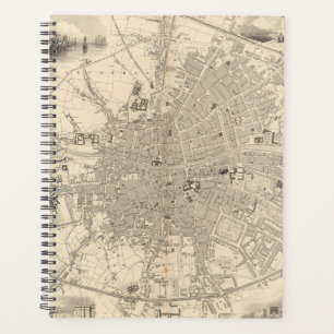 Kaart van Dublin, Ierland Planner