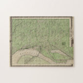  kaart van Dubuque IA (1875) Legpuzzel (Horizontaal)