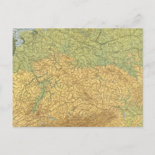 Kaart van Duitsland (Voorkant)