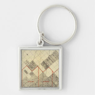 Kaart van Duluth en Suburbs Sleutelhanger