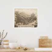 Kaart van East Boston, Massachusetts in 1879 Poster (Keuken)