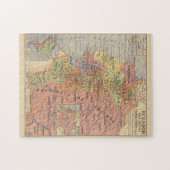  kaart van Ecuador (1913) Legpuzzel (Horizontaal)