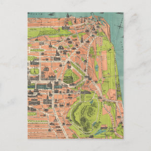  kaart van Edinburgh Scotland (1935)