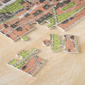  kaart van Edinburgh Scotland (1935) Legpuzzel (Zijkant)