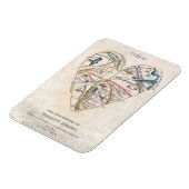 Kaart van een Womans Hart Magneet (Linkerzijde)