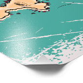 Kaart van Engeland graafschappen Foto Afdruk (Hoek)