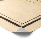  kaart van Erie PA (1890) Poster (Hoek)