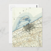  kaart van Erie Pennsylvania (1899) (Voorkant / Achterkant)