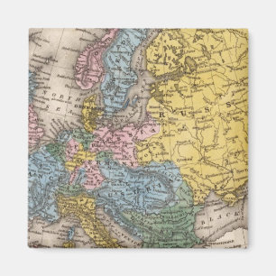 Kaart van Europa 4 Magneet