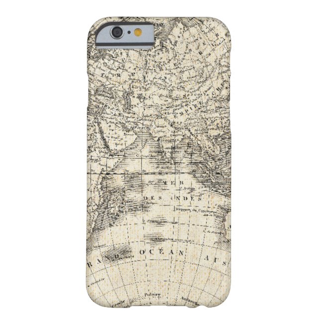  kaart van Europa en Azië Case-Mate iPhone Case (Achterkant)