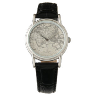kaart van Europa en Azië Horloge