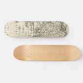 kaart van Europa en Azië Skateboard (Horizontaal)