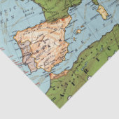  kaart van Europa Tissuepapier (Detail)