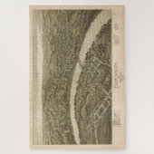 kaart van Fairmont WV (1897) Legpuzzel (Verticaal)