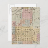 Kaart van Faribault, Rice County, Minnesota (Voorkant / Achterkant)