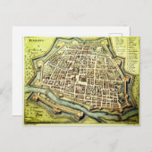  kaart van Ferrara, ITALIË (Voorkant / Achterkant)