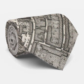  kaart van Florence Italië (1847) Stropdas (Opgerold)